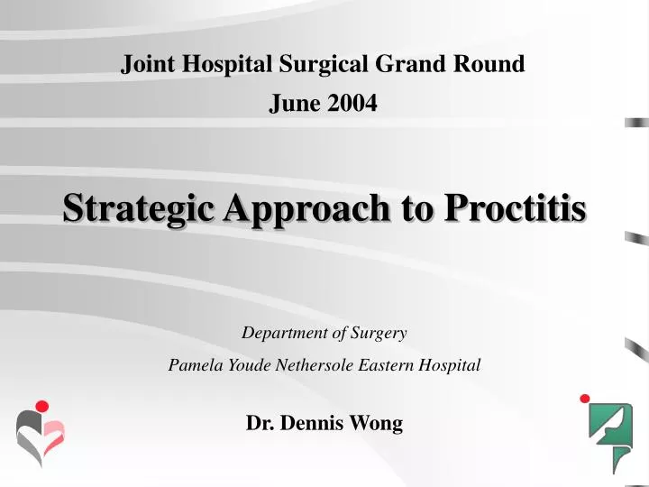 strategic approach to proctitis