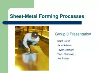 Sheet-Metal Forming Processes