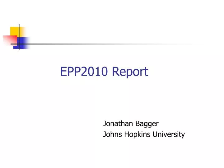 epp2010 report