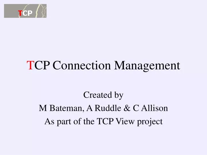 t cp connection management
