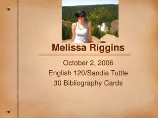 Melissa Riggins