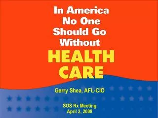 Gerry Shea, AFL-CIO