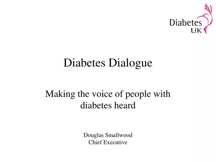 diabetes dialogue