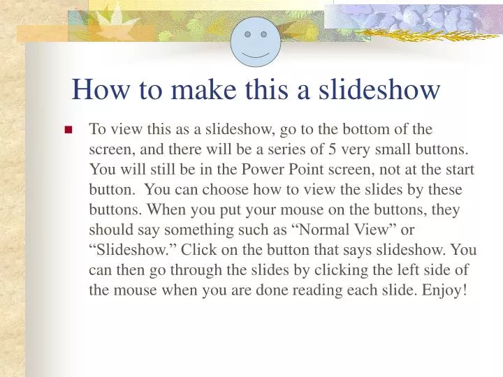 how to make this a slideshow