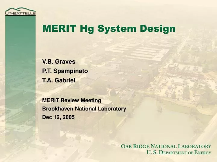 merit hg system design