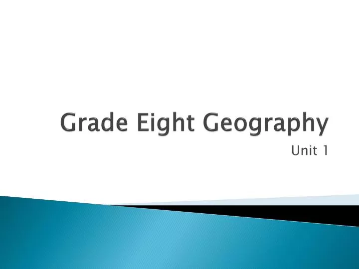 grade eight geography