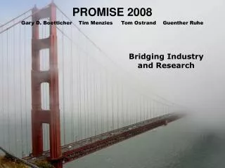 PROMISE 2008