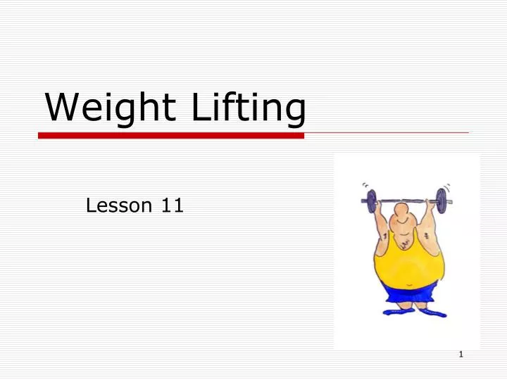 weight lifting
