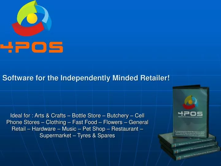 software for the independently minded retailer