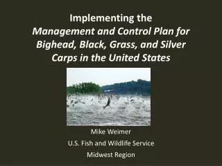 Implementing the Management and Control Plan for Bighead, Black, Grass, and Silver Carps in the United States
