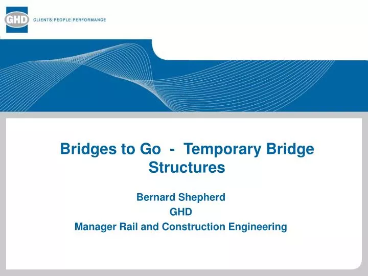 bridges to go temporary bridge structures
