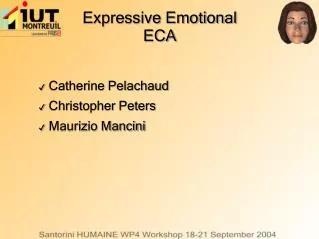 Expressive Emotional ECA