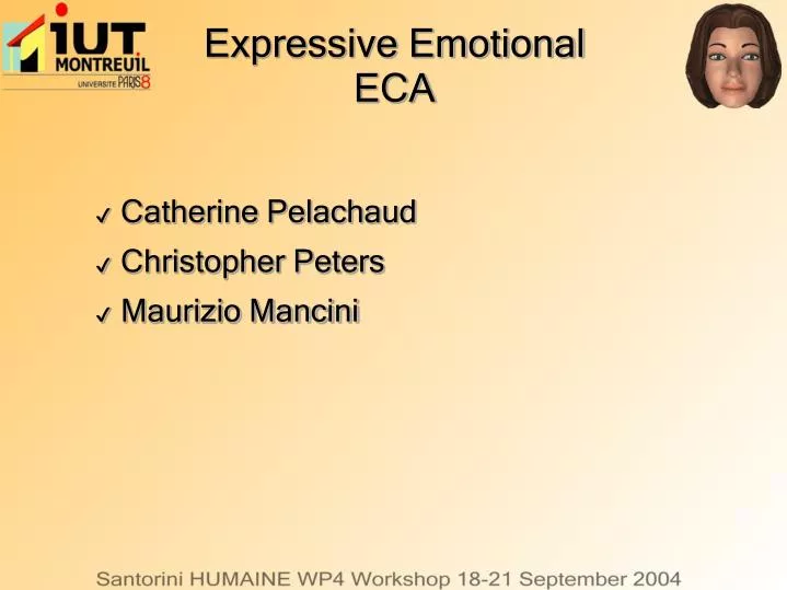 expressive emotional eca