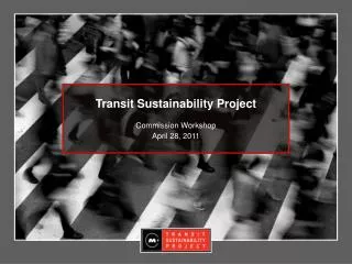 Transit Sustainability Project