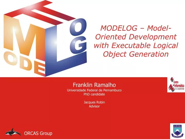 modelog model oriented development with executable logical object generation