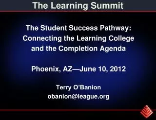 The Learning Summit