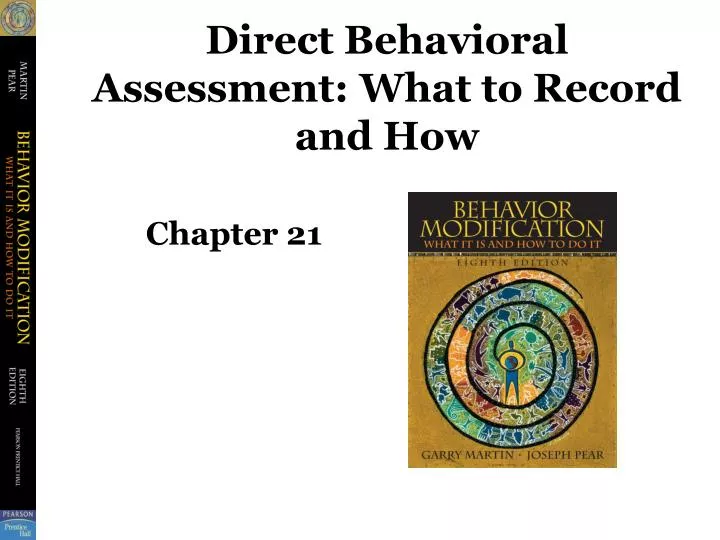 direct behavioral assessment what to record and how