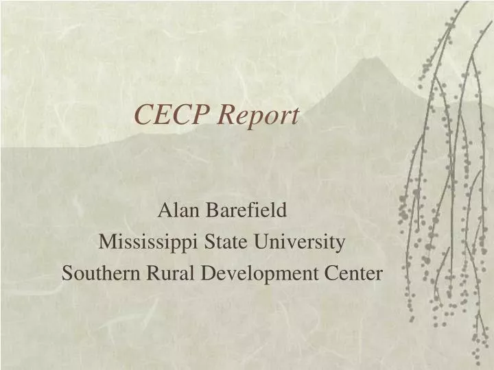 cecp report