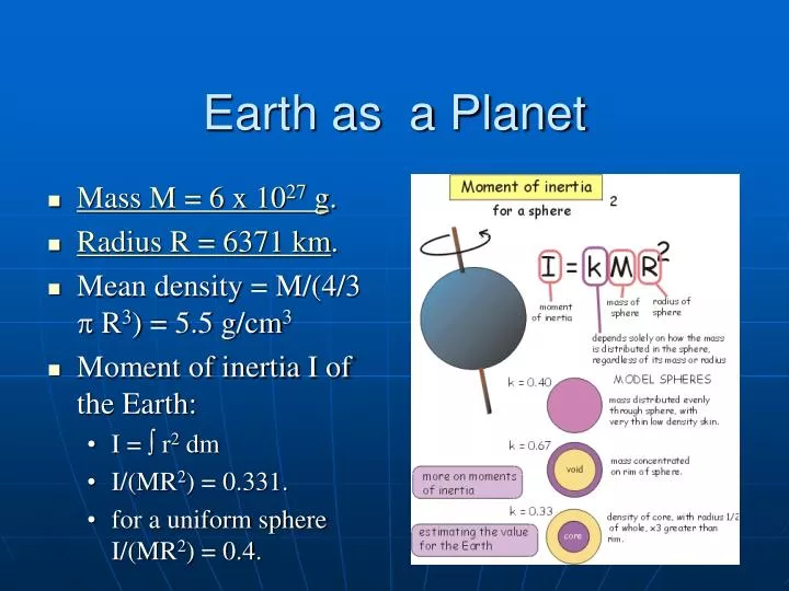 earth as a planet