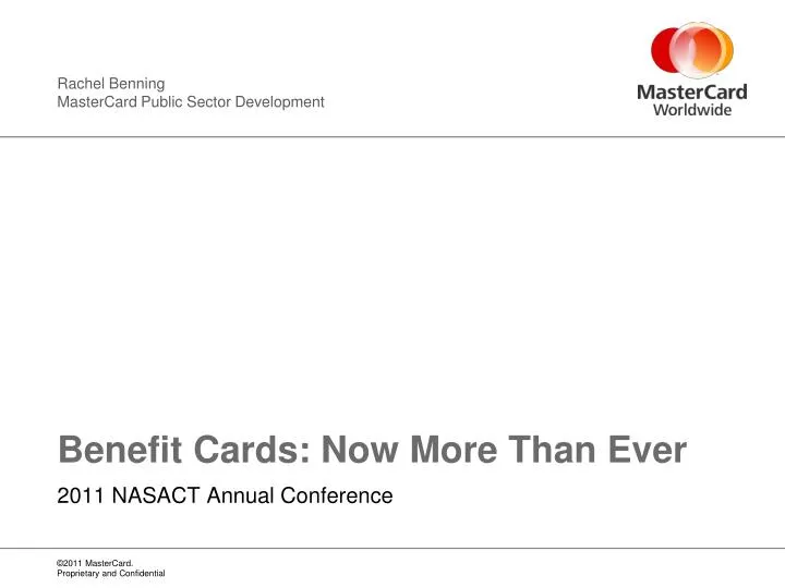 benefit cards now more than ever
