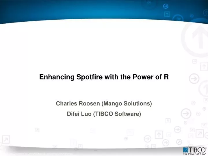 enhancing spotfire with the power of r