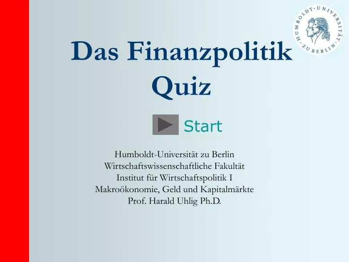 das finanzpolitik quiz
