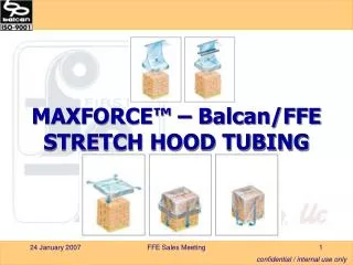 MAXFORCE™ – Balcan/FFE STRETCH HOOD TUBING