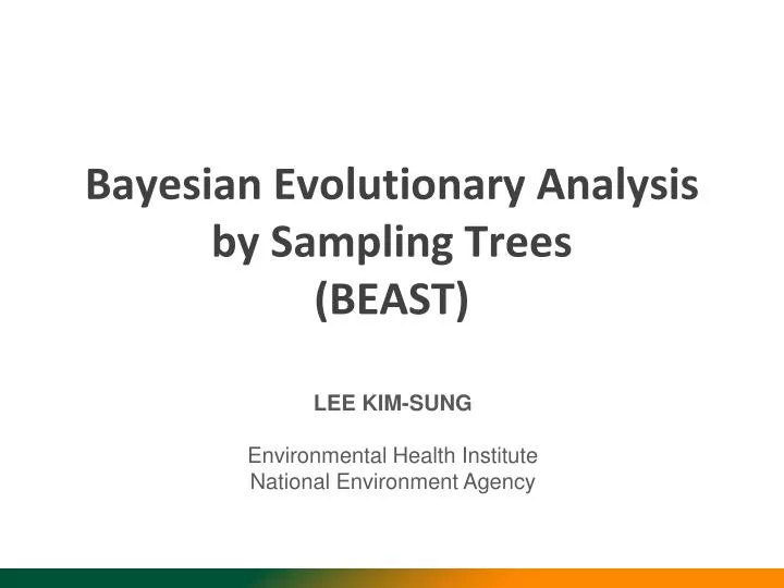 bayesian evolutionary analysis by sampling trees beast