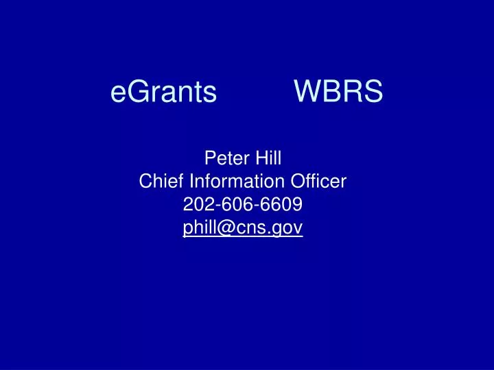 egrants wbrs