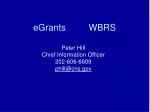 eGrants WBRS - slide 1