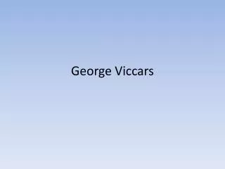 George Viccars