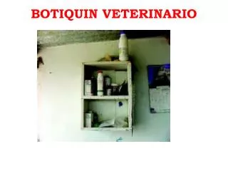 botiquin veterinario