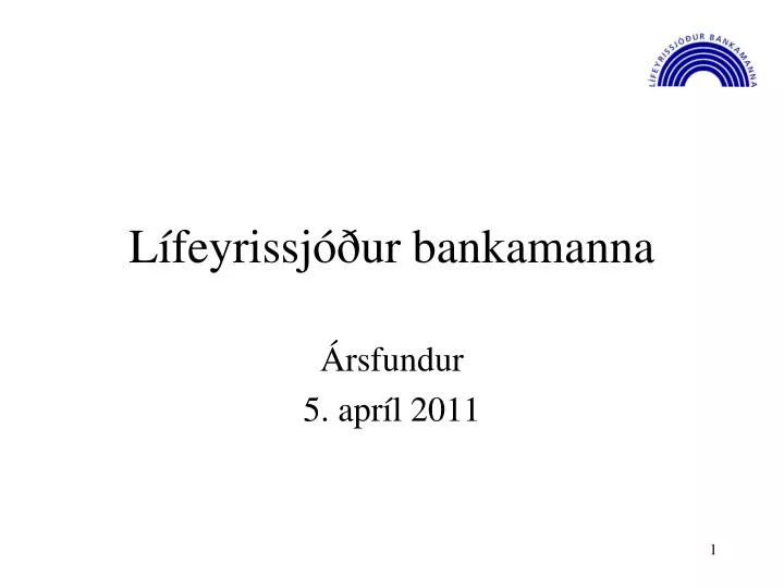 l feyrissj ur bankamanna