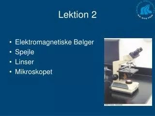 lektion 2