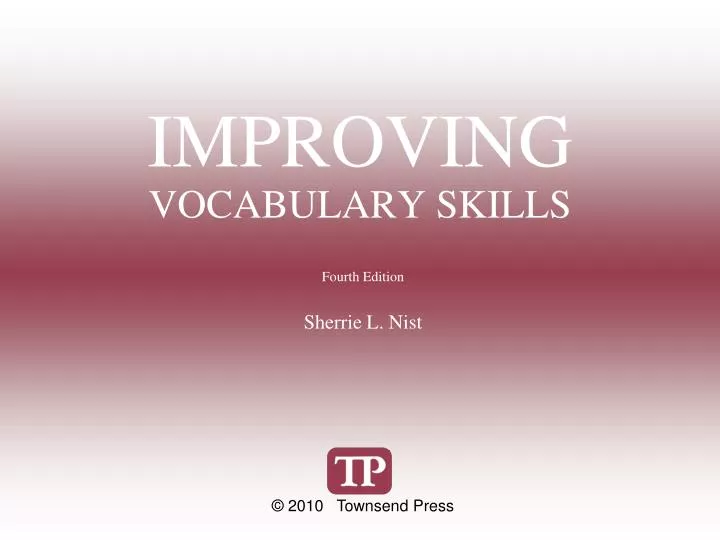 improving vocabulary skills