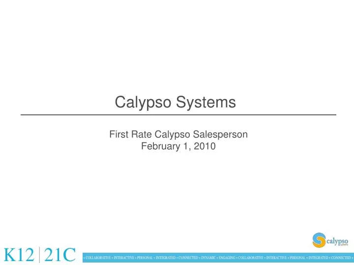 calypso systems