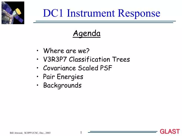 dc1 instrument response