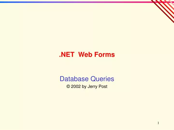net web forms