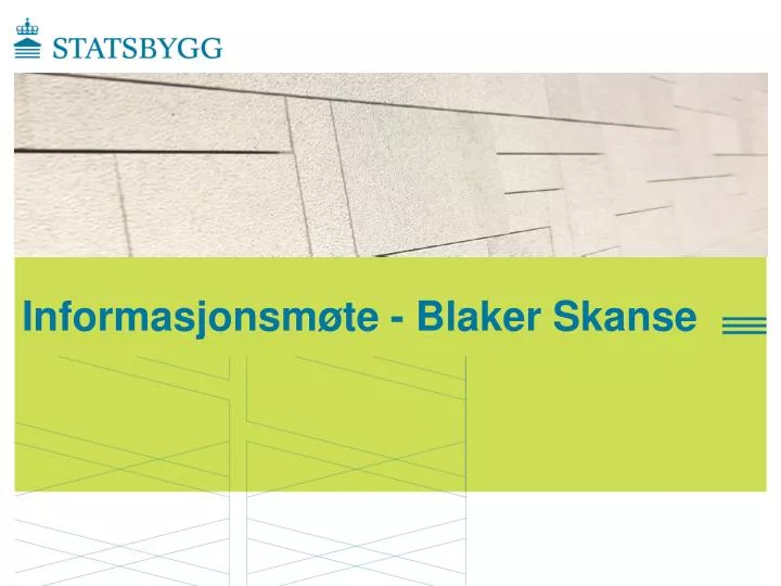 informasjonsm te blaker skanse