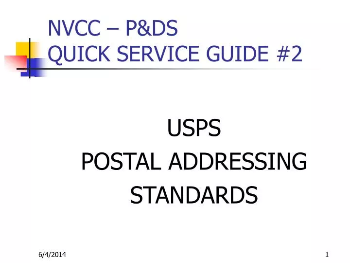 nvcc p ds quick service guide 2
