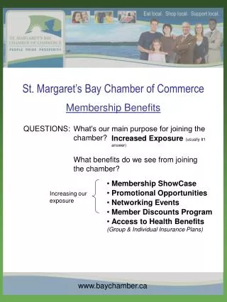 St. Margaret’s Bay Chamber of Commerce Membership Benefits
