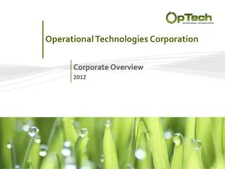 Operational Technologies Corporation