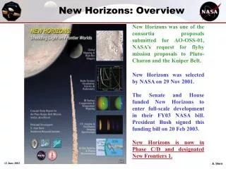 New Horizons: Overview