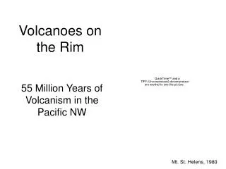 Volcanoes on the Rim