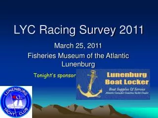 LYC Racing Survey 2011