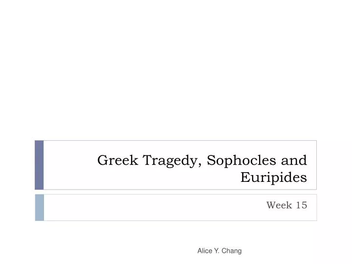 greek tragedy sophocles and euripides