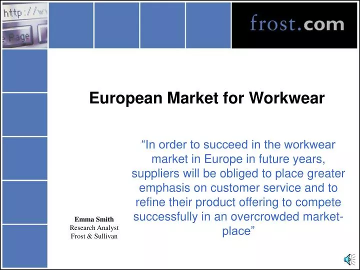 european market for workwear