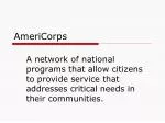 Student Achievement through AmeriCorps Partnerships in Oregon - slide 1