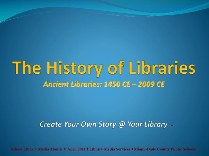 create your own story @ your library