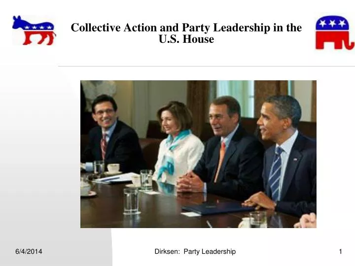 collective action and party leadership in the u s house